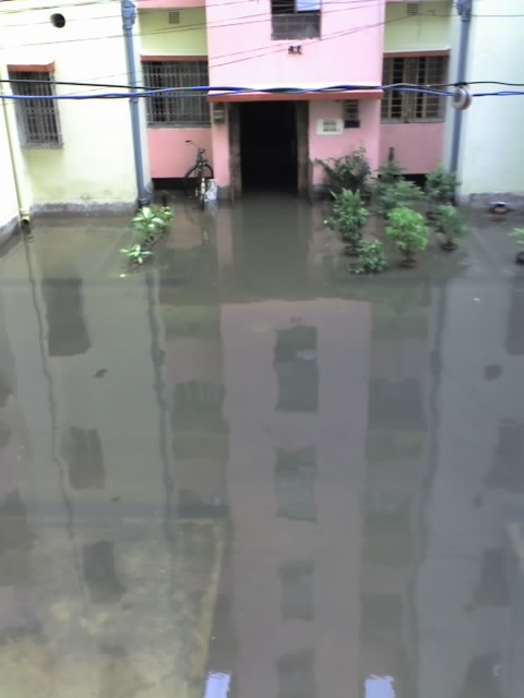 Water almost reached the first floor